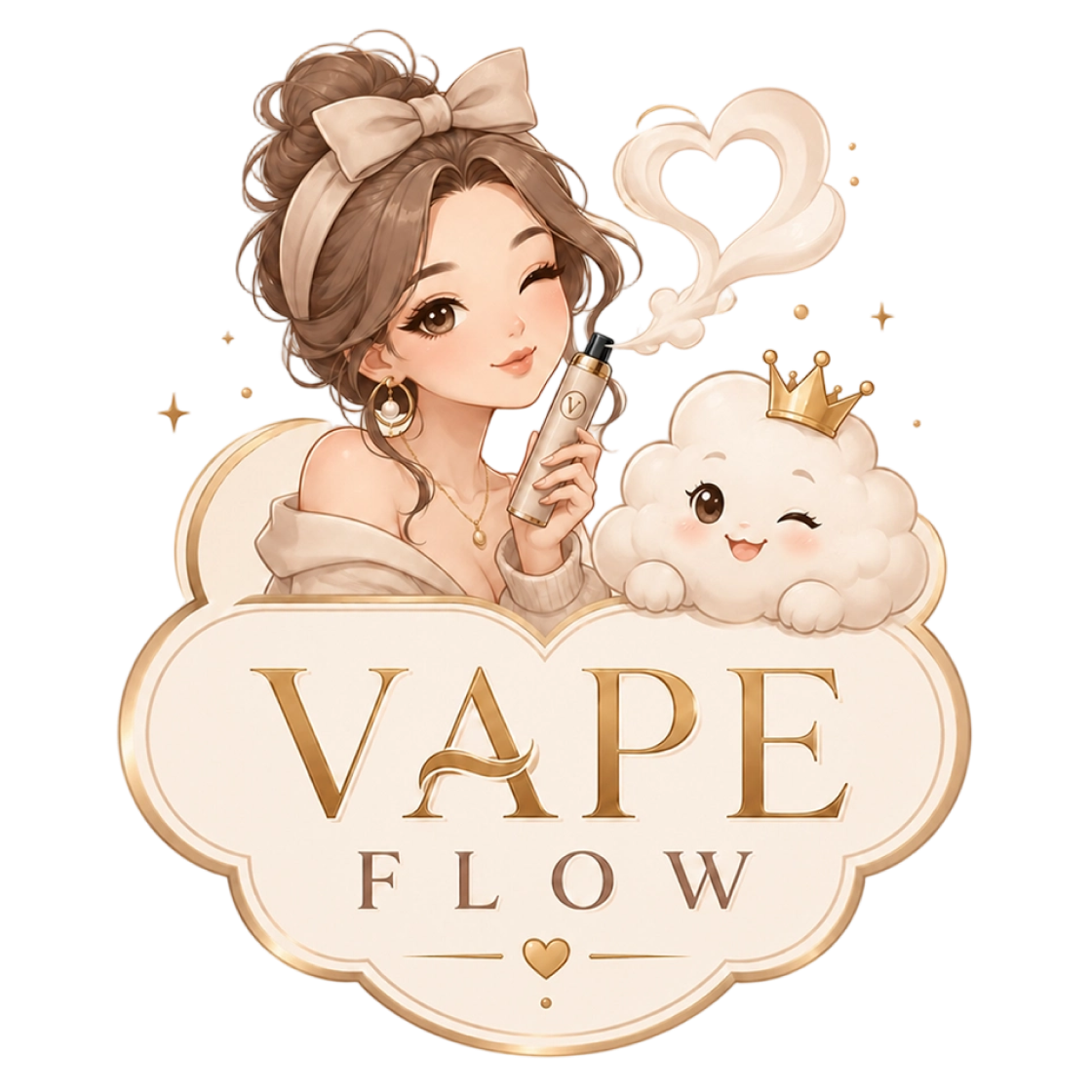 VAPE FLOW 卡通插畫